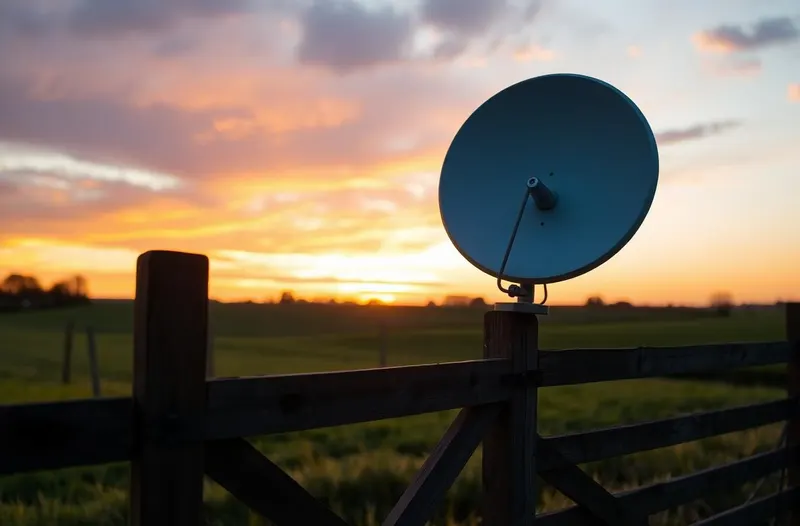 Bonded cellular and satellite at a remote farm