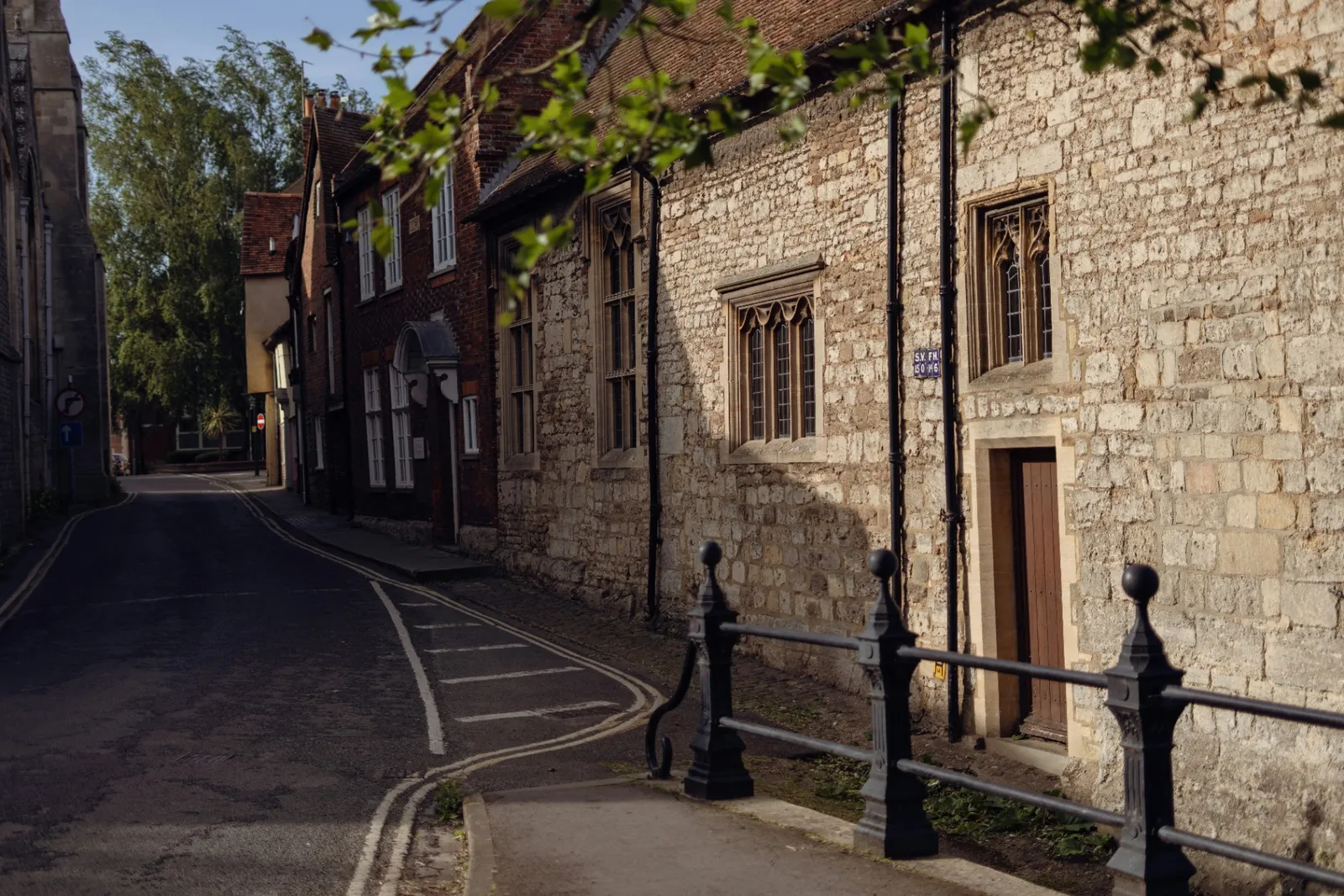 English Georgian listed manor house exterior